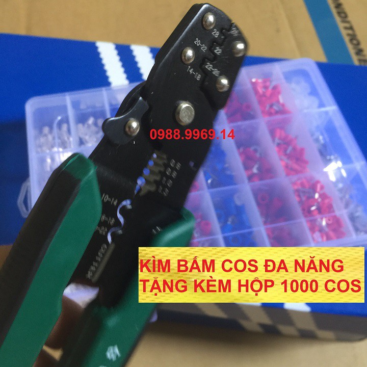 KÌM BẤM COS ĐA NĂNG TẶNG HỘP 1000 COS0 [BẢO HÀNH DÀI HẠN]