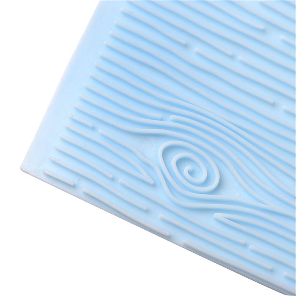 Set 2 Khuôn Silicon Họa Tiết Vân Gỗ/Gạch Tạo Hình Trang Trí Bánh DIY