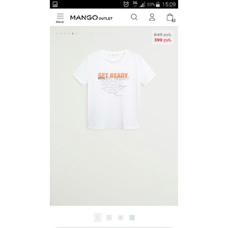 Áo phông Mango nữ sz S - Hxt kèm bill