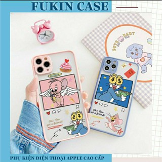 Ốp lưng iphone - ốp iphone tom & jerry viền nổi 5/5s/6/6plus/6s/6splus/7/7plus/8/8plus/x/xs/11/12/pro/max/plus/promax
