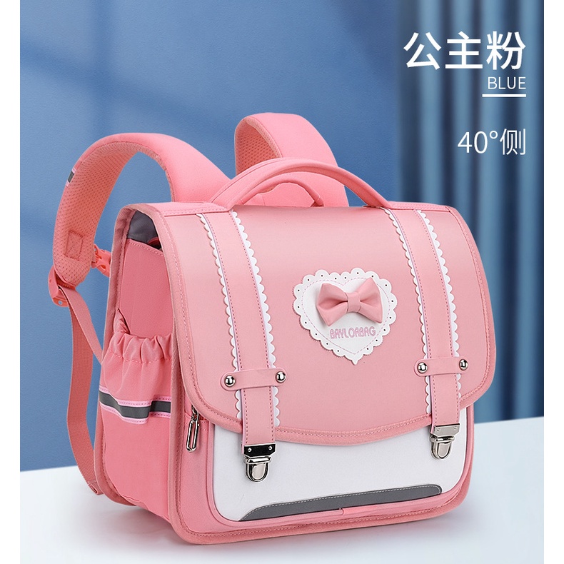 Balo chống gù kiểu dáng Nhật Bản cặp sách đi học cho bé trai bé gái siêu nhẹ cao cấp E1026