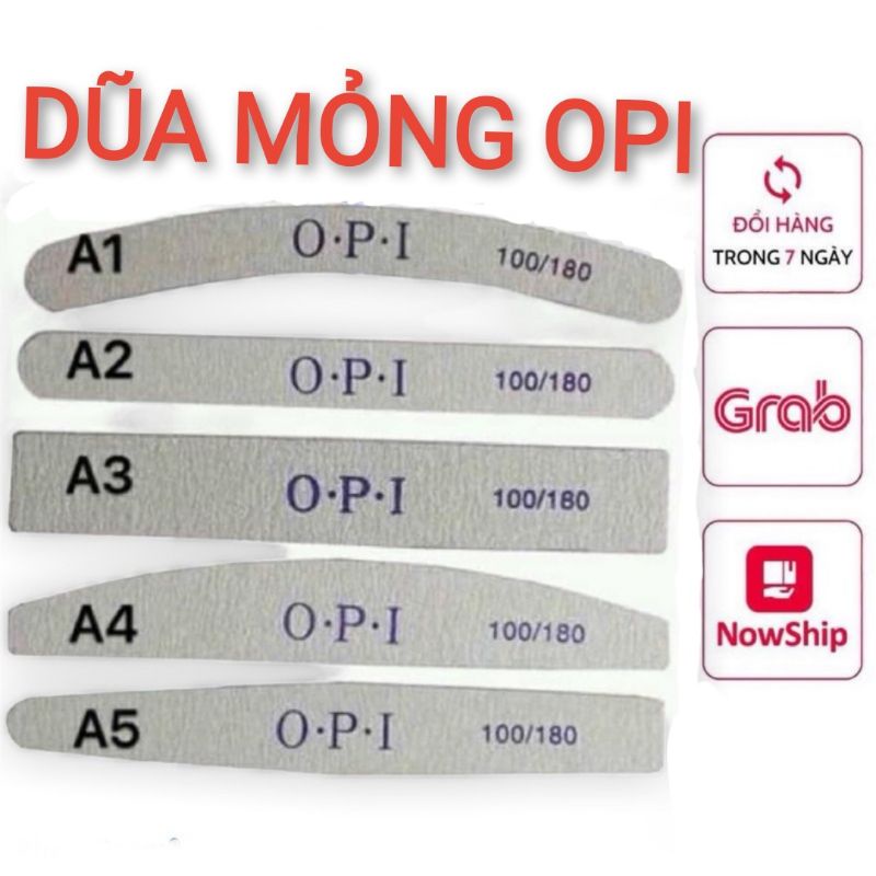 Dũa mỏng OPI dũa Móng tay mỏng - manh219