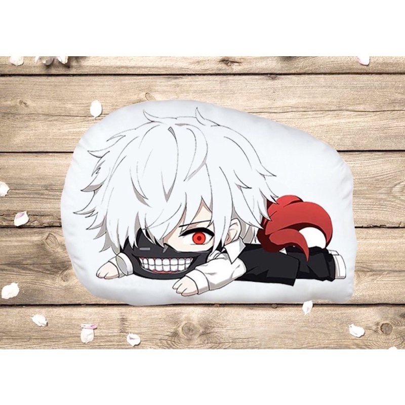 Gấu bông Tokyo goul Kaneki Ken 2 mặt ảnh / Gối ôm ngủ Kaneki Ken