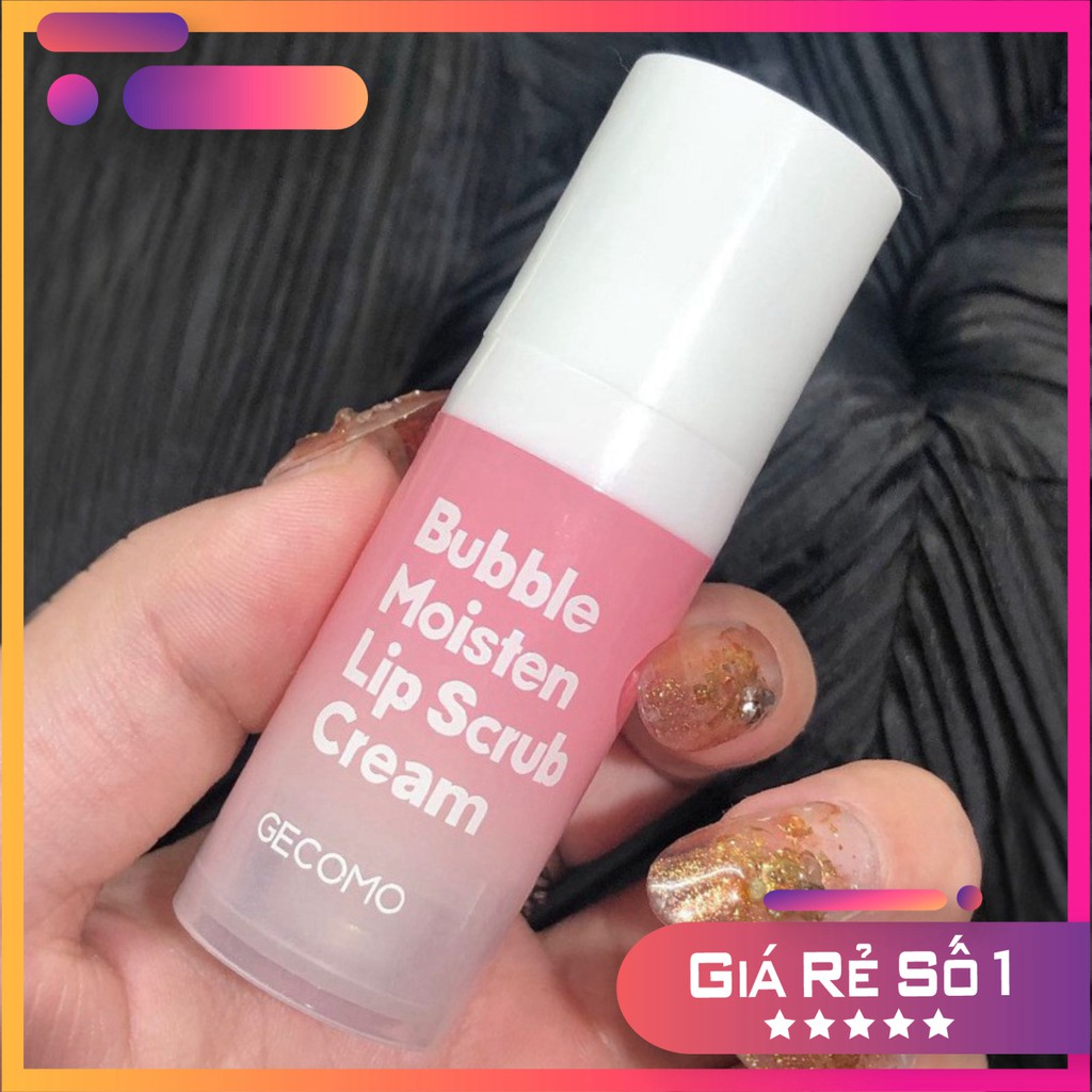 Tẩy Da Chết Môi Sủi Bọt Bubble Moisten Lip Scrub Cream Gecomo | BigBuy360 - bigbuy360.vn
