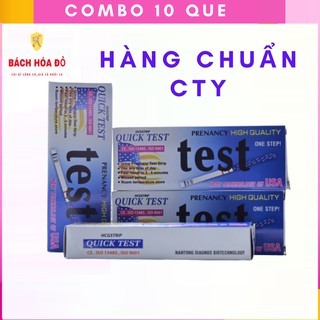 QUE THỬ THAI COMBO 10 QUE