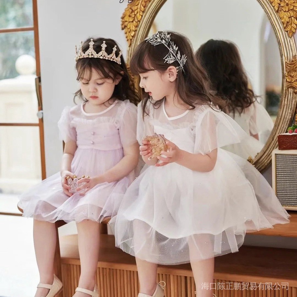 Đầm Cotton Mùa Hè Họa Tiết Kẻ Sọc Ca Rô Màu Trơn Phong Cách Hàn Quốc Mới Cho Bé Gái 20 22 Tuổi