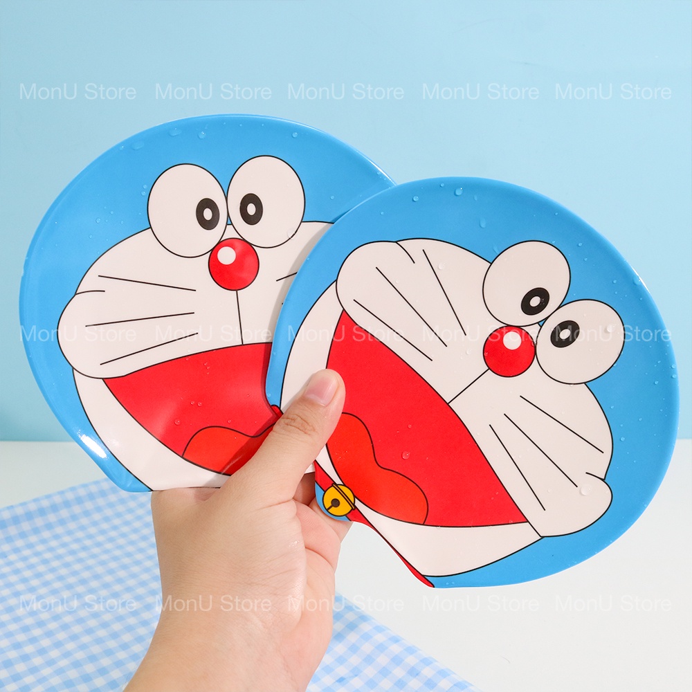 Đĩa trái cây DORAEMON DOREMON Melamine giả sứ 15 x 13cm dễ thương cute MON0395 TooYoo