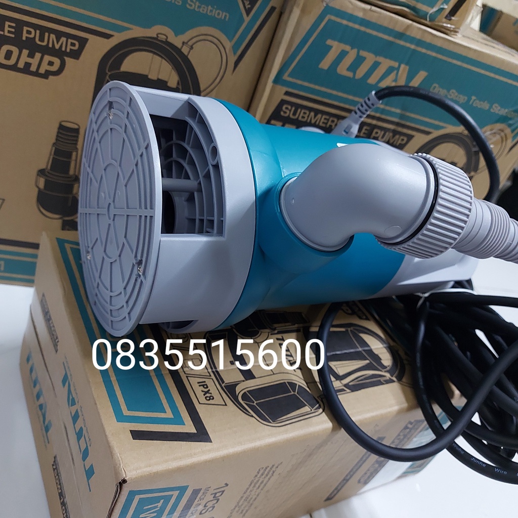 MÁY BƠM CHÌM NƯỚC THẢI CAO CẤP TOTAL TWP87501  BƠM TÕM VỎ NHỰA
