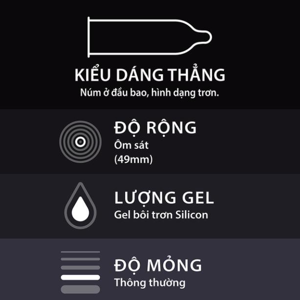 Bộ 4 bao cao su Durex Kingtex 3 bao/hộp kéo dài thời gian quan hệ (Tặng quà khủng)