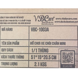 Xe chòi chân thăng bằng cho bé