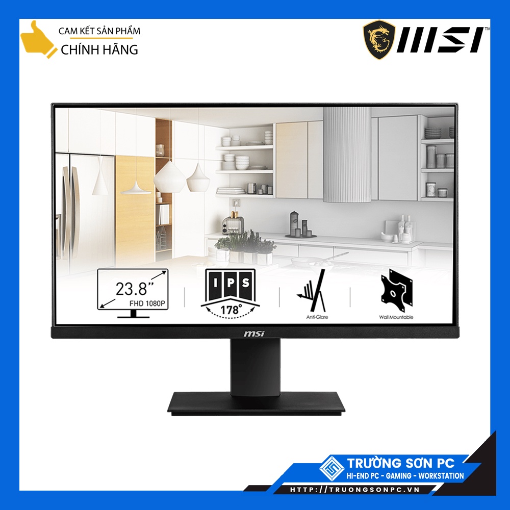 Màn Hình MSI PRO MP241 23.8&quot; | FHD IPS 60Hz/7 ms | HDMI + VGA