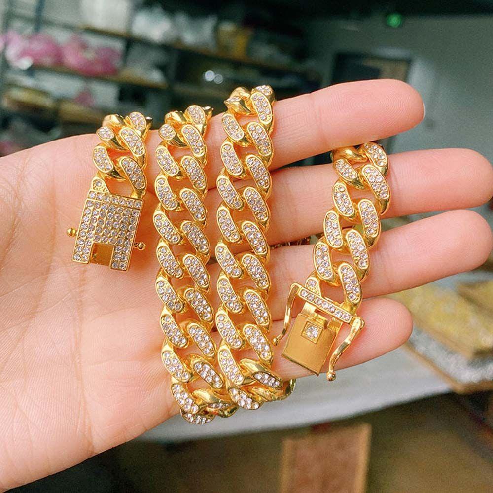 MXGOODS Vòng Cổ Dây Xích Dày Màu Bạc Phong Cách Punk Hip Hop Đường Phố Thời Trang Cho Nam Và Nữ