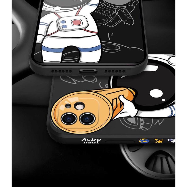 Ốp điện thoại in hình phi hành gia NASA thích hợp cho iPhone 7plus 12promax 11 11pro Max X Xs Max Xr 8 7 Se2020 12pro