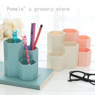 Khay đựng cọ trang điểm với 3 ống cắm 3 màu sắc tùy chọn