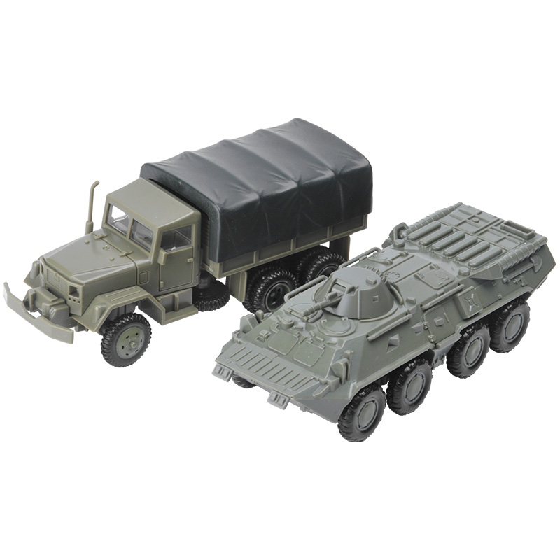 Mô hình xe tải BTR 80 M3 4D lắp ráp tỉ lệ 1:72
