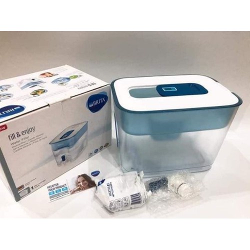 Bình lọc nước Brita Flow 8.2L lọc sạch mọi cặn bẩn nhập khẩu Đức