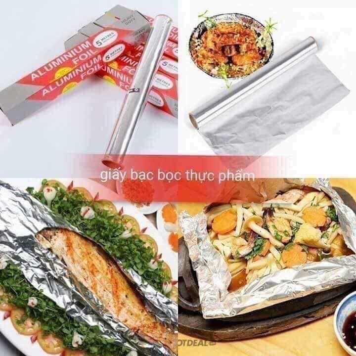 Cuộn giấy bạc bọc thực phẩm