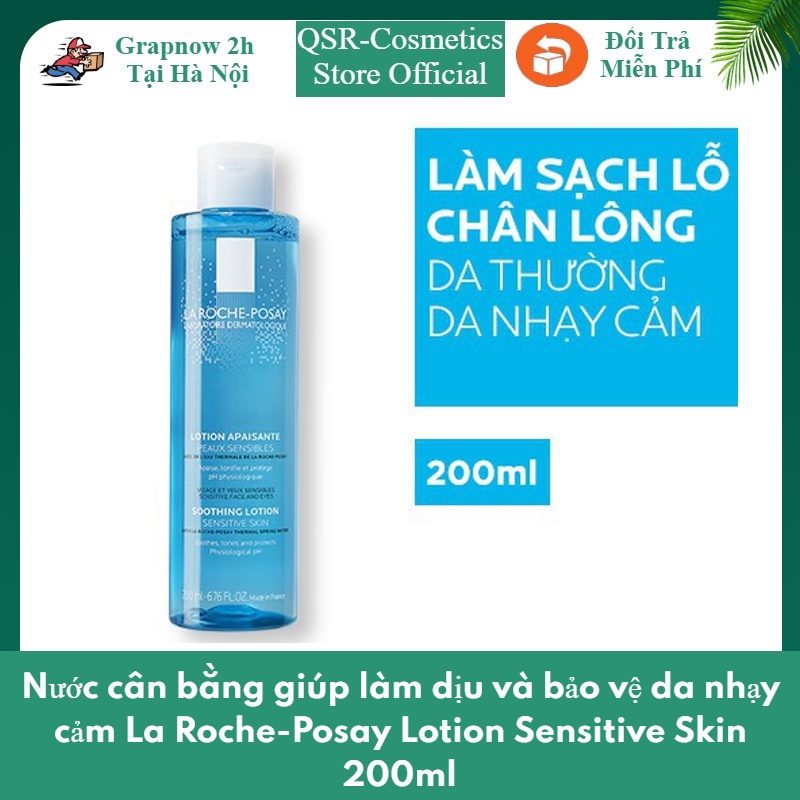 Nước cân bằng dưỡng ẩm giúp làm dịu và bảo vệ da nhạy cảm La Roche-Posay Lotion Sensitive Skin 200ml