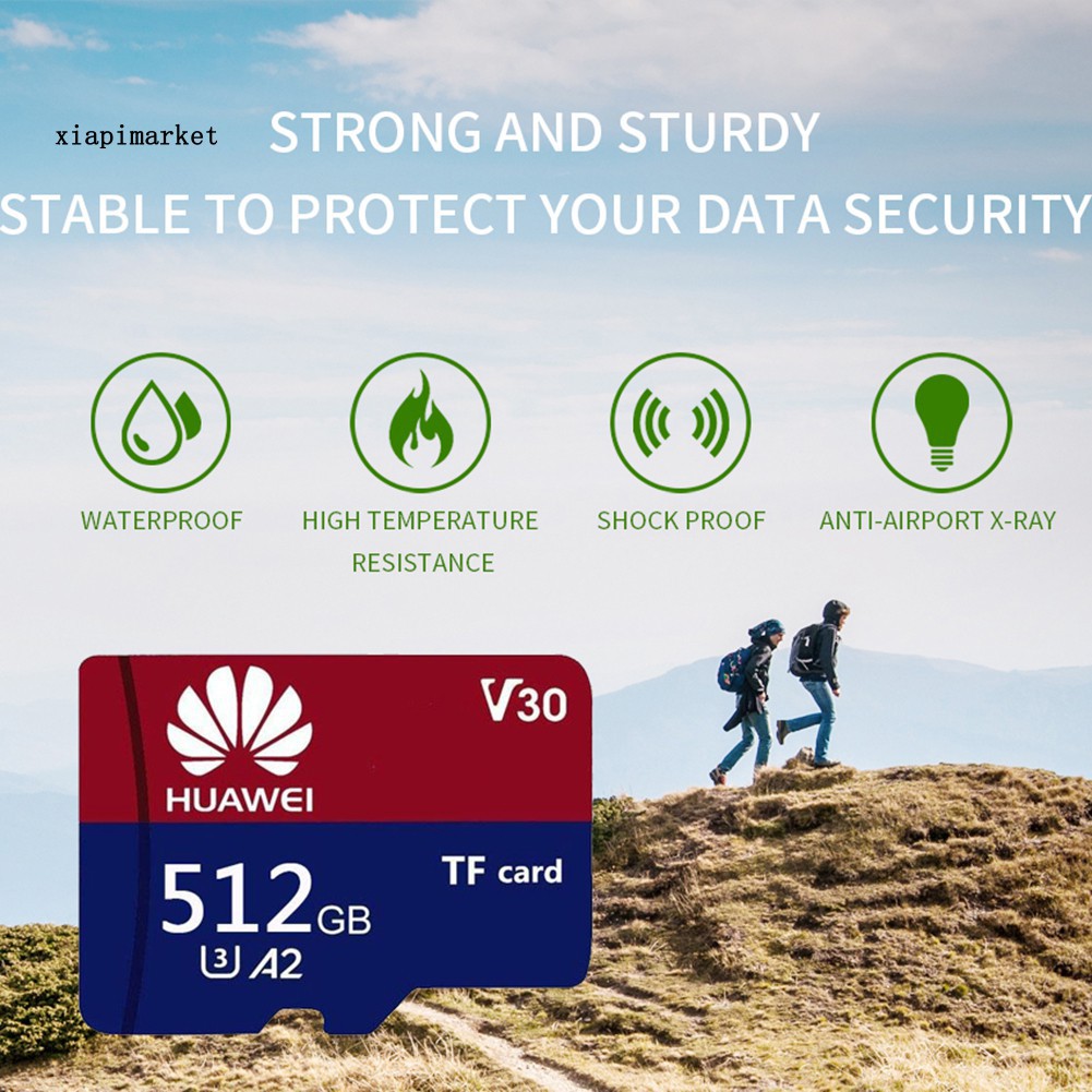 Thẻ nhớ TF kỹ thuật số mini Hua Wei U3 512GB / 1TB cho điện thoại / máy ảnh | BigBuy360 - bigbuy360.vn