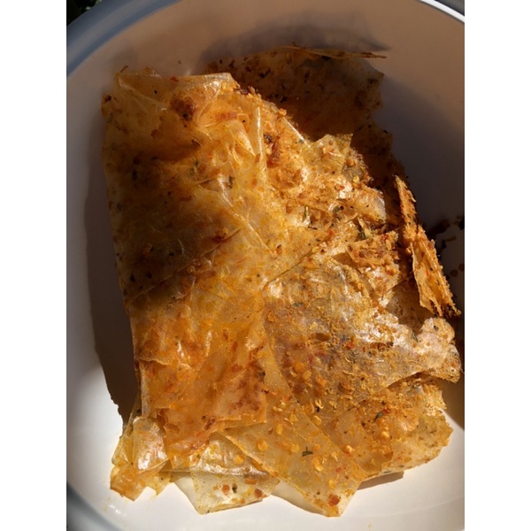 Bánh tráng khô gà