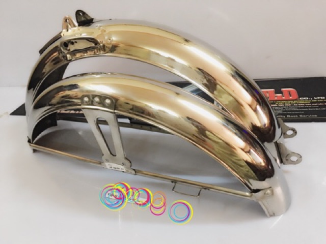 CẶP DÈ TRƯỚC SAU XE 67 inox  mã 0295