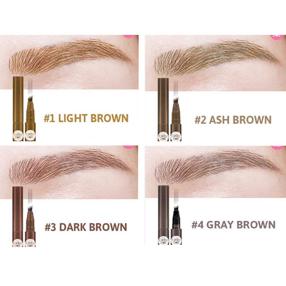 Bút vẽ chân mày Cathy Doll Real Brow 4D Tint 2G