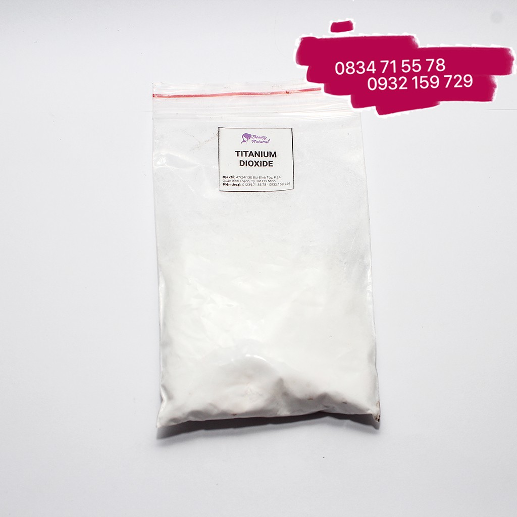 Chất Titanium Dioxide (50g) nguyên liệu làm mỹ phẩm