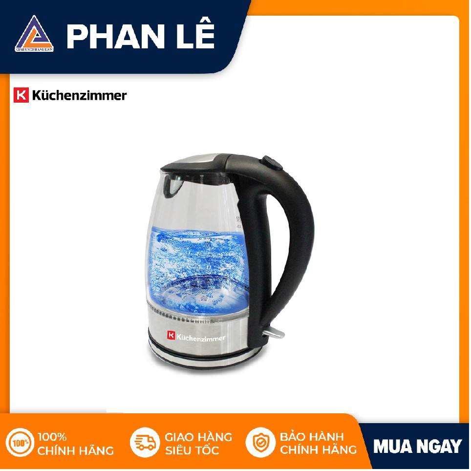 Ấm đun nước thủy tinh cao cấp KuchenZimmer 3000273