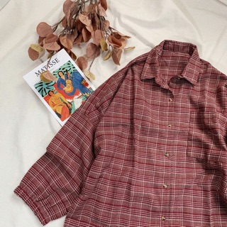 Áo sơ mi oversize tay phồng