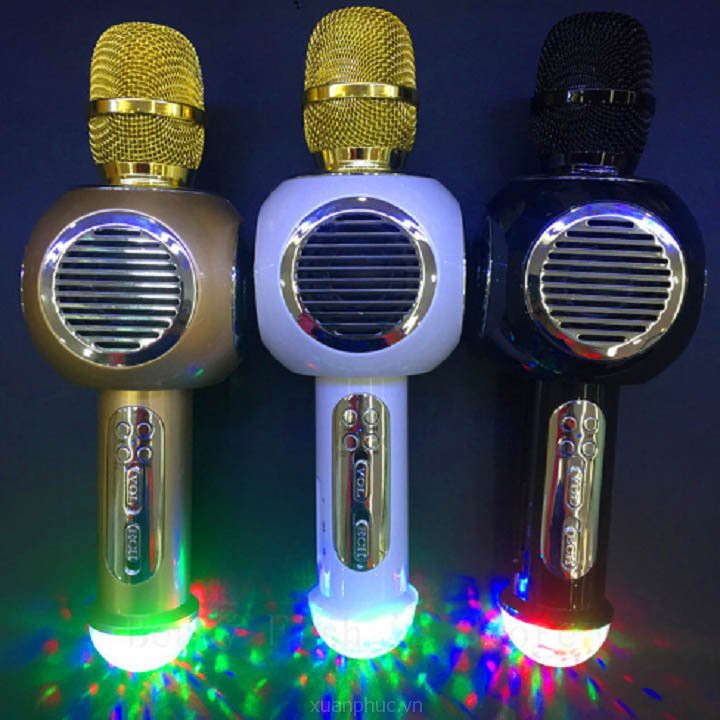 Micro Bluetooth Karaoke M8 Đèn Led Âm Thanh Cực Hay