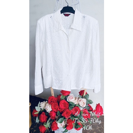 Áo sơ mi trắng dài tay kiểu