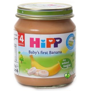 (4M+) Lọ dinh dưỡng HiPP Chuối ăn dặm khởi đầu - 125g