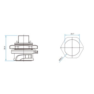 Giắc rj45 gắn tủ bảng điện, hộp điều khiển, hạt mạng, ethernet gắn tủ bảng điện công nghiệp (RJ45 Panel Mount)…