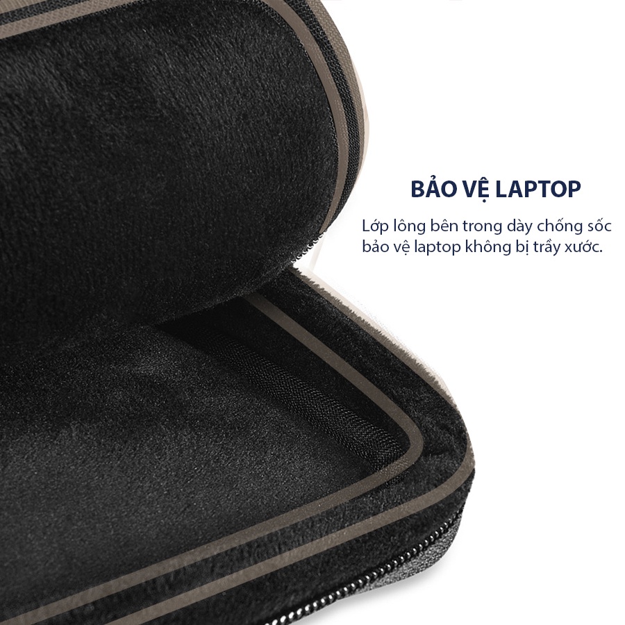 Túi xách Laptop, Macbook Chống sốc cao cấp - Wiwu Alpha Double Layer Sleeve