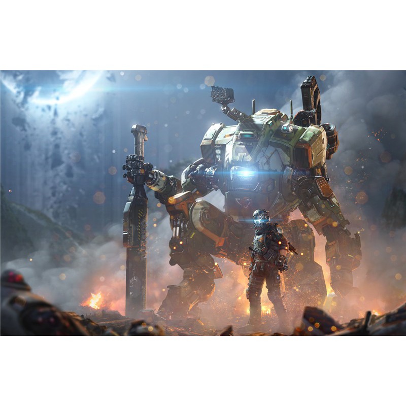 Áp Phích Trang Trí Nội Thất Xe Hơi 161128b3 Titanfall 2