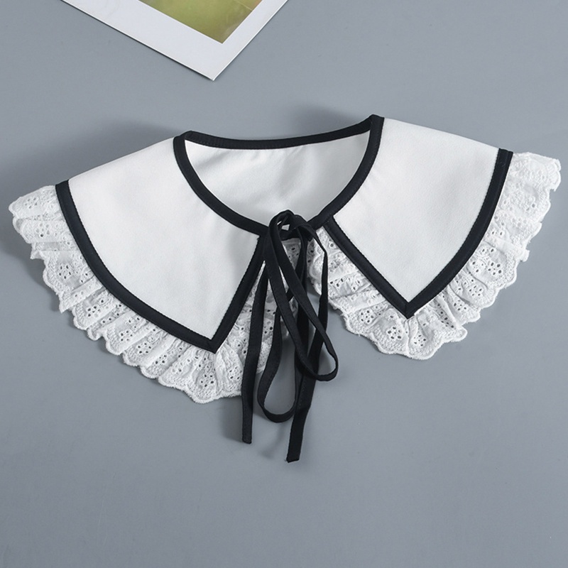 Vòng Cổ Ren Rỗng Có Thể Tháo Rời Bảo Vệ Chống Nắng Cho Nữ