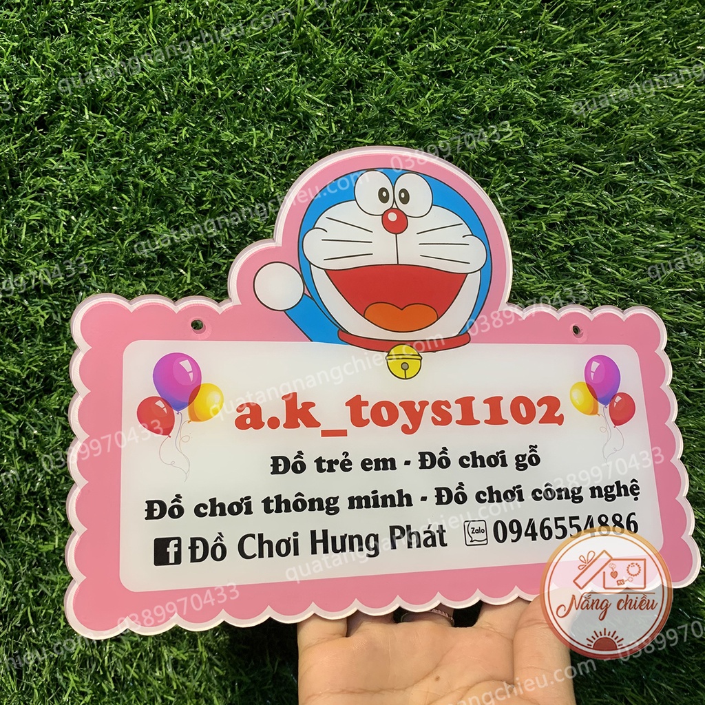 [BẢNG HIỆU MICA TRANG TRÍ] - Thiết kế và in thương hiệu shop theo yêu cầu - Free thiết kế