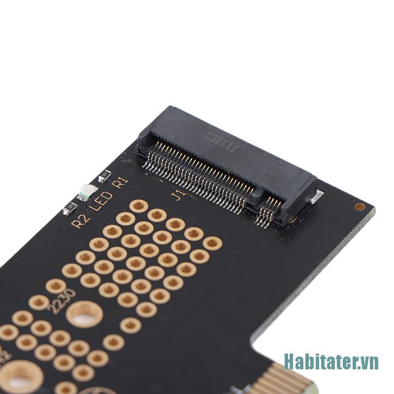 【Habitater】NVMe PCIe M.2 NGFF SSD to PCIe x1 adapter card PCIe x1 to M.2 With bracke