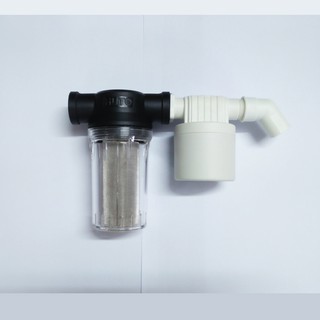 Combo Bộ lọc nước thô đầu nguồn và Phao cơ thông minh HUTO Φ21, Φ27