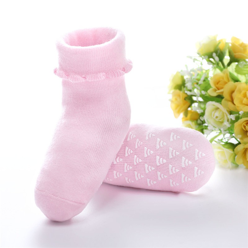 Vớ Mikrdoo bằng cotton mềm mại thoáng khí độ co giãn tốt 8-16cm dành cho bé 0-24 tháng