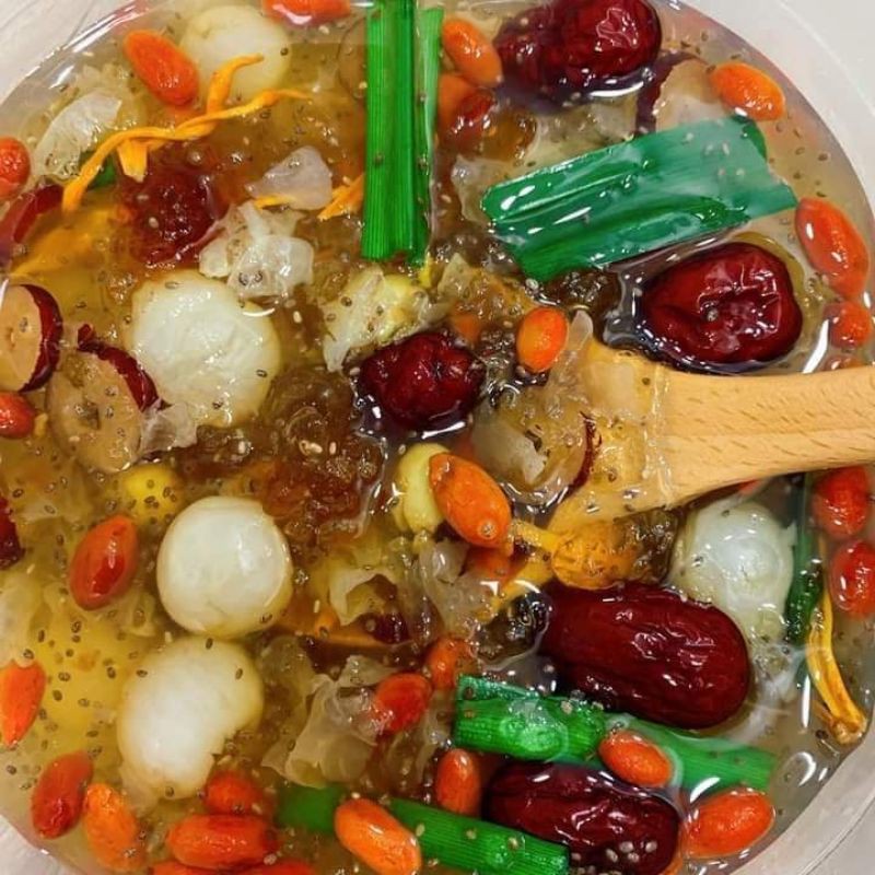 [SẴN HCM] SET NẤU CHÈ DƯỠNG NHAN ❤FREESHIP❤ SET NẤU CHÈ DƯỠNG NHAN 12 VỊ GÓI 400GR - Lùn Con Food