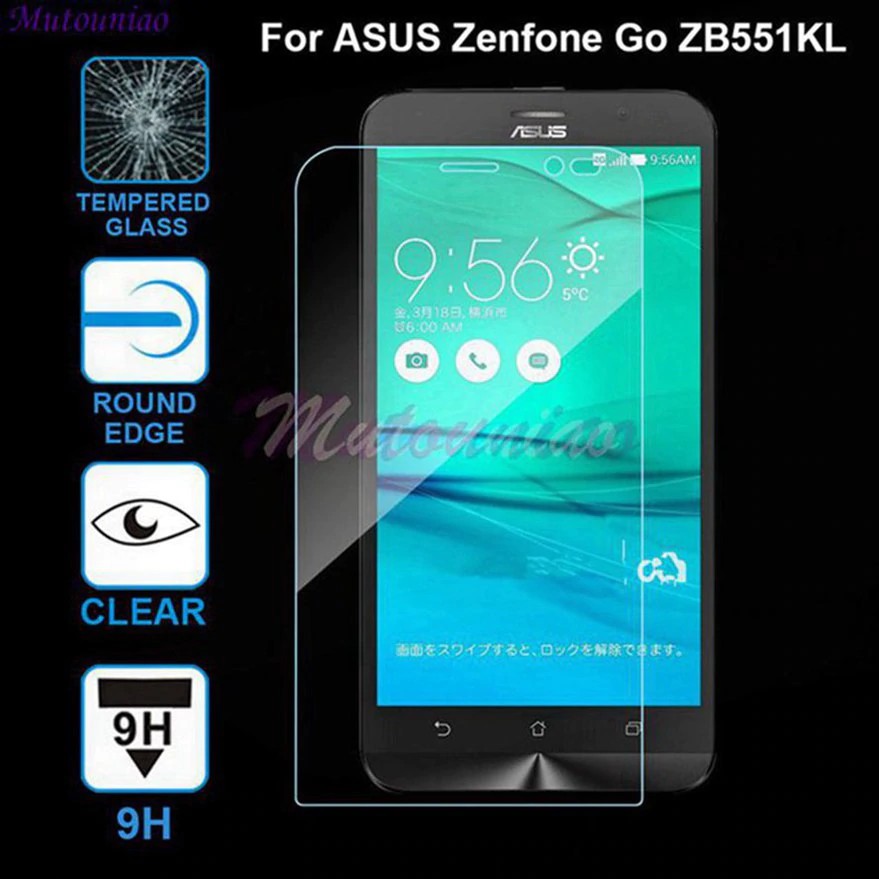 Bộ 2 miếng kính cường lực hiệu 9H dành cho Asus Zenfone Go TV ZB551KL