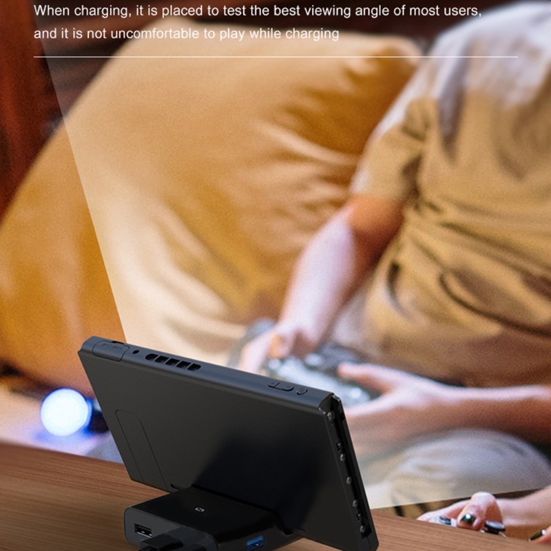 Đế Sạc Chuyển Đổi Video TV Mini Di Động Cho Switch / Switch Lite