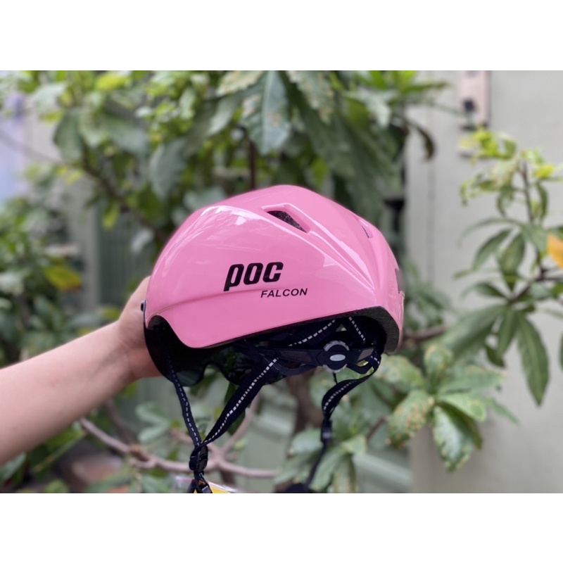 MŨ THỂ THAO POC Falcon 01 HỒNG Cá Tính, Fullbox tặng túi đựng và BH 12 tháng
