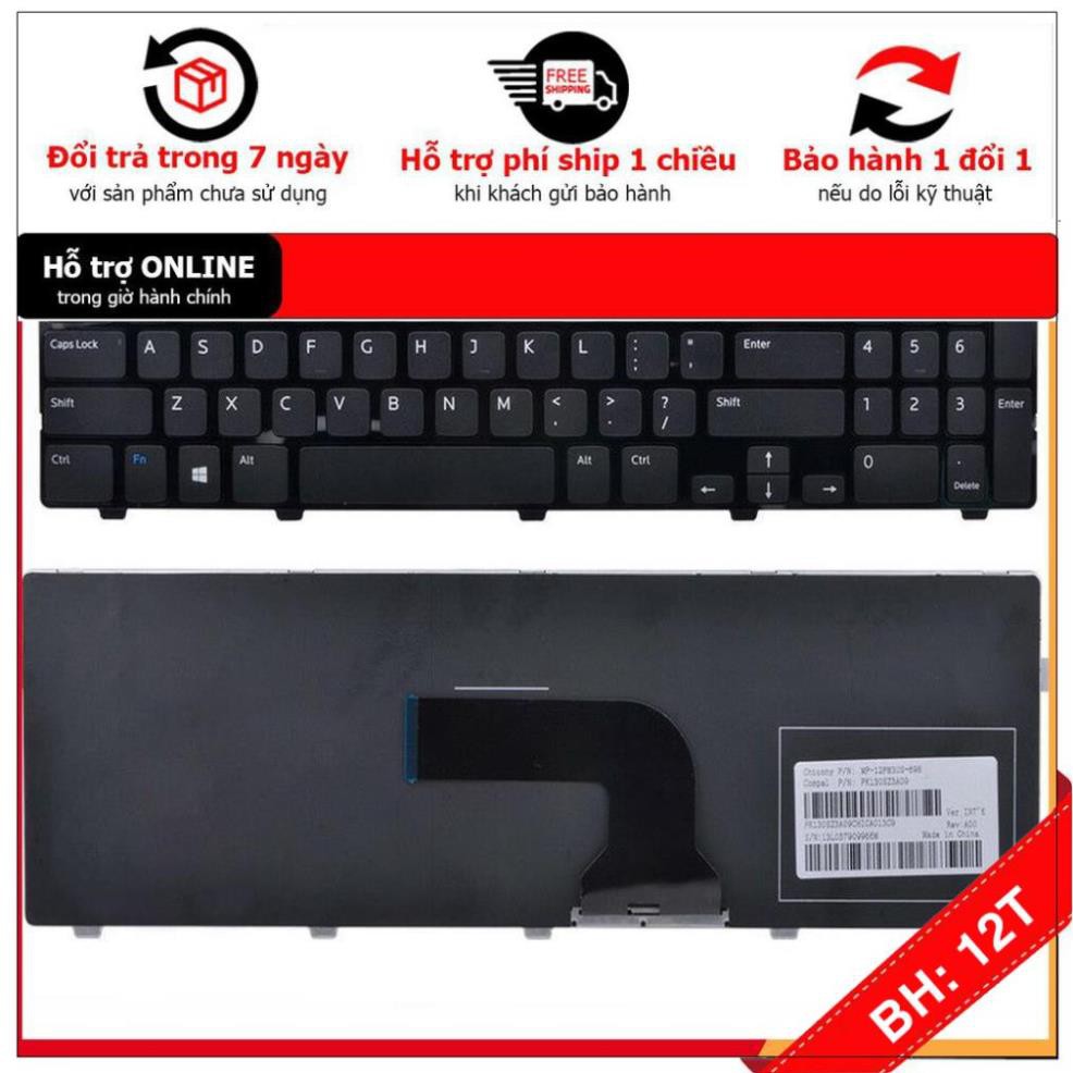 BH12TH . Bàn phím laptop Dell Inspiron 15 3521 3537 15R 5521 5537 Vostro 2521