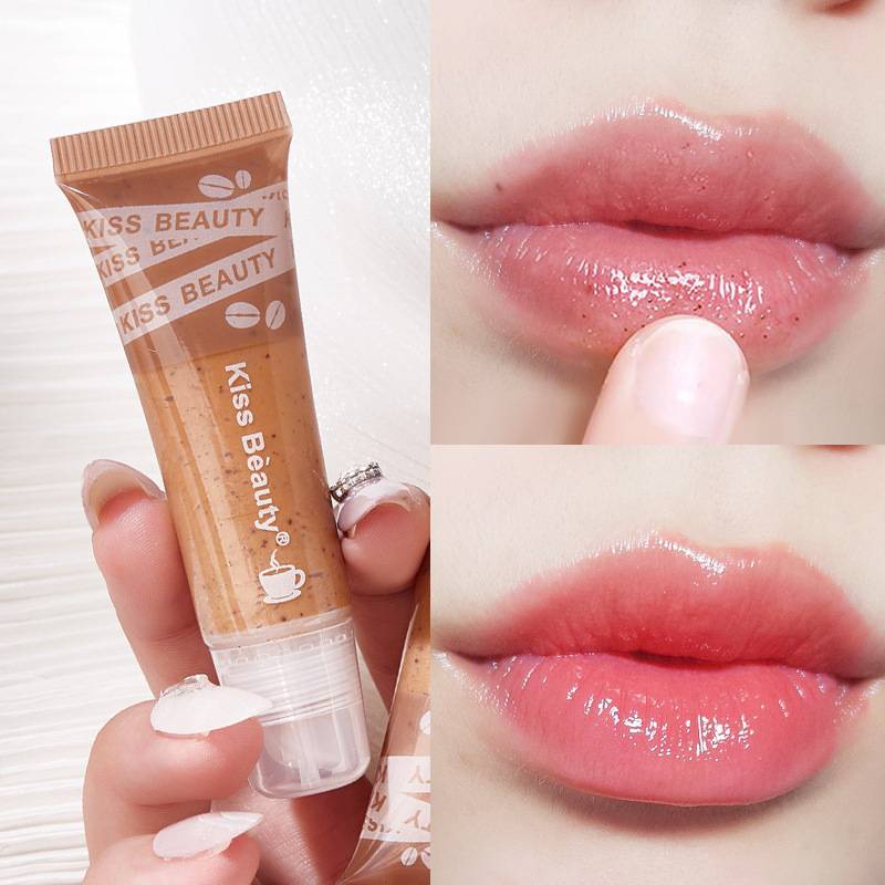 Son Dưỡng Kiss Beauty Tẩy Tế Bào Chết Dưỡng Ẩm Làm Sáng Đường Viền Môi