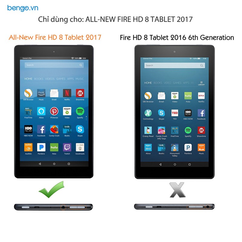 Bao da Amazon Fire HD 8 2017/HD 8/8 Plus 2021Smartcover