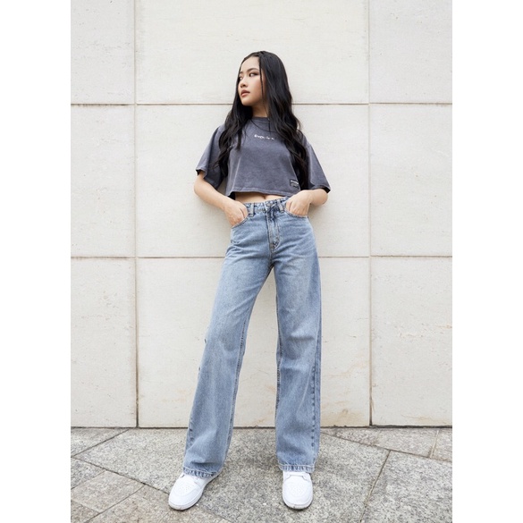 [Mã SKAMFSW175 giảm 10K đơn 50K] Quần Jeans Pradies Form Suông &quot;Da Sun&quot;