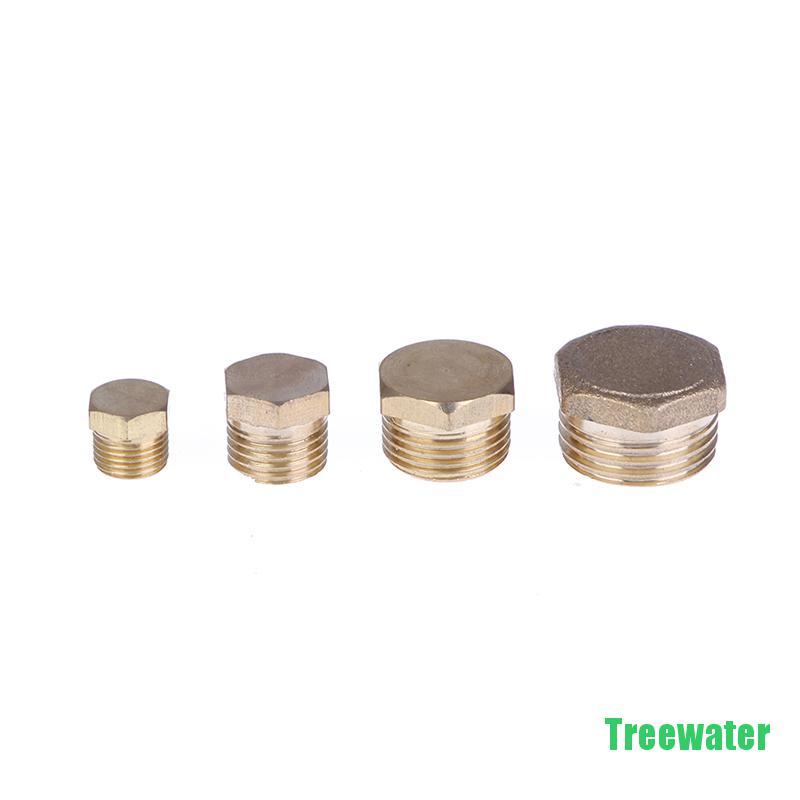 Đầu Cắm Ống Đồng Thau 1 / 8 "1 / 4" 3 / 8 "1 / 2"