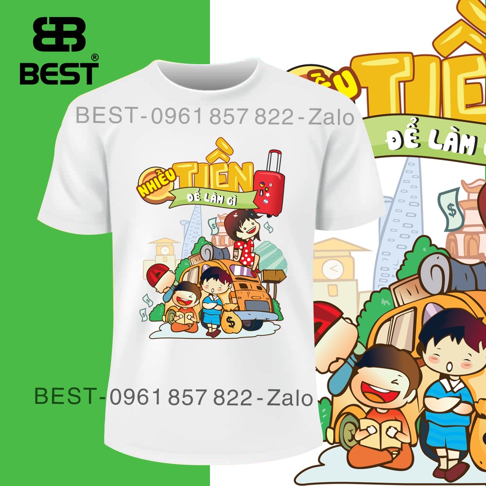 ÁO THUN NHÓM DU LỊCH ĐI BIỂN TEAM BUILDING RẺ ĐẸP